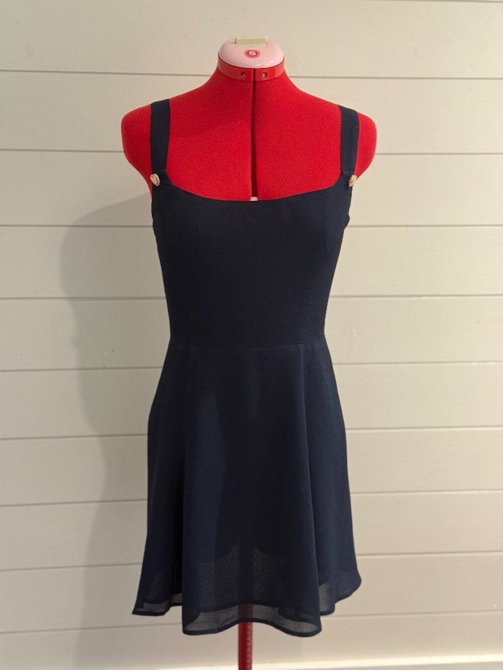 Reformation Tai Dress Navy
